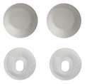 American Standard Bolt Cap Kit, Cover, White 034783-0200A