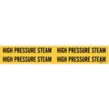 Brady Pipe Mrkr, High Pressure Steam, 3/4to2-3/8 7141-4