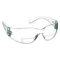 Condor Bifocal Reader Safety Glasses, Diopter Strength +1.50, Anti-Scratch, Frameless, Clear Lens 6PPC2
