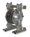Dayton Double Diaphragm Pump, Aluminum, Air Operated, PTFE, 12 GPM 6PY49