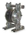 Dayton Double Diaphragm Pump, Aluminum, Air Operated, Santoprene, 12 GPM 3HJW7