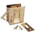 John Sterling Pocket Door Privacy Lock-Bright Brass CD-1039-US3