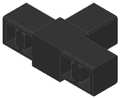 Faztek Tee Connector, 3-Way, Series 13 13FT9230