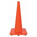 Zoro Select Traffic Cone, PVC, 28 In. H, Orange 6VKH0