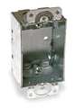 Raco Electrical Box, 7.5 cu in, Switch Box, 1 Gang, Galvanized Zinc, Rectangular 410