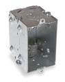 Raco Electrical Box, 12.5 cu in, Switch Box, 1 Gang, Galvanized Zinc, Rectangular 528