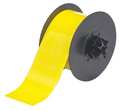 Brady Label Roll, Yellow, Labels/Roll: Continuous B30C-2500-509-YL