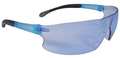 Radians Safety Glasses, Blue Uncoated RS1-B