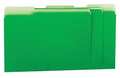 Universal File Folder 9-3/8" x 11-3/4", 1/3-Cut Tab, Green, Pk100 UNV12302