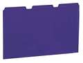 Zoro Select File Folders 9-1/2" x 11-3/4", Violet, Pk100 UNV10505