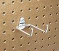 Triton Products 2-3/4 In. Double Rod 80 Degree Bend Steel Pegboard Hook for 1/8 In. and 1/4 In. Pegboard 10 Pack 72318