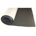 Zoro Select Foam Strip, Water-Resistant Closed Cell, 1/2 in W, 50 ft L, 1/4 in Thick, Black CCVN2514X1/250T