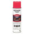 Rust-Oleum Precision Line Marking Paint, 20 oz, Fluorescent Pink, Water -Based 1861838