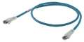 Hubbell Premise Wiring Patch Cord, Speed Gain, Cat6, Slim, Blue, 3' HC6B03