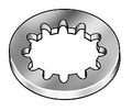 Zoro Select Internal Tooth Lock Washer, For Screw Size M2.5 18-8 Stainless Steel, Plain Finish, 100 PK SIW7X0250-100P1