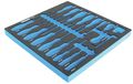 Westward Foam Insert, EVA, Black/Blue, For 1CLF9 6ZGU1