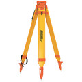 Johnson Level & Tool Tripod, 5/8-11, 48 to 66 In L, Fiberglass 40-6332