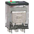 Schneider Electric General Purpose Relay, 24V AC Coil Volts, Square, 11 Pin, 3PDT 783XCXM4L-24A