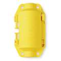 Hubbell Wiring Device-Kellems Plug Lockout, Yellow, 3/8In Shackle Dia. HLD