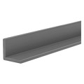 Zoro Select Gray PVC Type 1 Angle Stock, 1 ft L, 0.125 in T, 7,200 psi BULK-PA-PVC-61