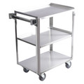 Zoro Select Stainless Steel Utility Cart, No Handle, 300 lb 60EF12