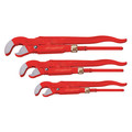 Rothenberger 5 51/100 in L 2 in Cap. Steel Professional Pipe Wrench Set 70130X