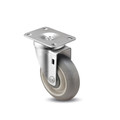 Shepherd Caster 4" X 1-1/4" Non-Marking Monotech (Donut) Swivel Caster, Partial Thread Guard, Loads Up To 250 lb PGS40120ZN-DMT32(GG)