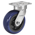 Albion 4" X 2" Non-Marking Polyurethane Premium Swivel Caster, No Brake, Loads Up To 600 lb 18EG04229S