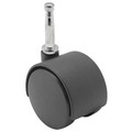 Shepherd Caster 50mm Non-Marking Nylon Swivel Caster, No Brake, Loads Up To 75 lb PTW50302BK