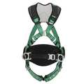 Msa Safety Fall Protection Harness, M/L, Polyester 10206173