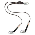 Msa Safety Shock Absorbing Lanyard, Twin Leg, 6 ft., S, Features: Anti-Corrosion 10207253