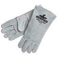Mcr Safety Welding Leather Glove, Gray, XL, PK12 4150TXL