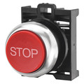 Eaton Flush Push Button, Red, Non-Illum, 22mm M22-D-R-GB0