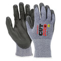 Mcr Safety Cut Resistant Gloves, Black/Blue, XL, PK12 92793PUXL