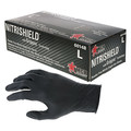 Mcr Safety Disposable Glove, 4.5 mil, Black, XL, PK100 6014BXL