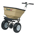 Turfex 100 lb Capacity Broadcast Push Spreader, Manual Level, Up to 12 ft W Spread TS70