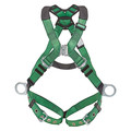 Msa Safety Fall Protection Harness, Vest Style, 2XL 10206064