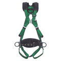 Msa Safety Fall Protection Harness, Vest Style, XS 10207733