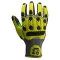 Ironclad Performance Wear Mechanics Gloves, Full Finger, ANSI, 3XL, PR KCi2PU-07-XXXL