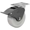 Albion 6" X 2" Non-Marking Nylon Swivel Caster, Total Lock Brake, Loads Up To 900 lb 16NW06201ST