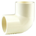 Lasco Fittings 90 CTS Elbow, 1/2 in, Schedule 40, White 4106005