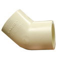 Lasco Fittings 45 CTS Elbow, 1/2 in, Schedule 40, White 4117005