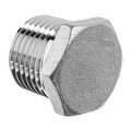 Zoro Select Hex Head Plug, 316 SS, 1", MNPT, Class 150 ZUSA-PF-7554