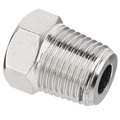 Zoro Select Brass Hex Head Plug, Male NPTF ZUSA-PF-9066