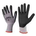 Condor Coated Gloves, Nylon Span, Nitrile, M, PR 60WF88