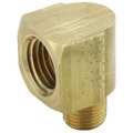 Parker 90 Extruded Street Elbow, Brass, 1/2 in 2202P-8-8