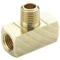 Parker Extruded Branch Tee, Brass, 1/4 in, NPT 2224P-4