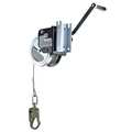 Falltech Personnel Winch, Silver, 8 1/2 in H, Manual 7297S