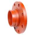 Gruvlok Pipe Flange, Ductile Iron, 2 in, Orange 0390202000