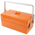 Groz Cantilever Tool Box, Aluminum, Orange, 18 in W x 9 in D x 9-1/2 in H 40004